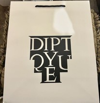 15.75” x 13” Diptyqueparie Diptyque Paper Shopping Bag Gift Tote Black &amp;... - £3.87 GBP