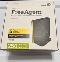 SEAGATE FREEAGENT Desktop 250GB USB 2.0 External Hard Drive Windows Vist... - $39.74