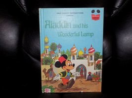 Disney&#39;s Wonderful World of Reading: Aladdin and his Wonderful Lamp Book 1978 - £12.62 GBP