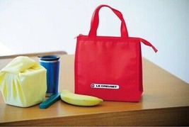 New Le Creuset LC Red Hot Cold Cool Cooler Thermal Bag From Japan Magazine - £16.11 GBP