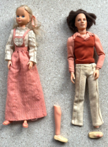 1975 Young Sweethearts Michael &amp; Melinda Dolls w Outfits Shoes Mattel Da... - $17.99