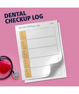 Dentist Visits Log, Teeth Cleaning Tracker, Dental Healthcare Planner, D... - $37.22 MXN