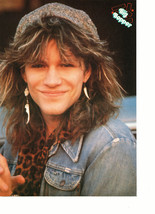 Jon Bon Jovi teen magazine pinup clipping jean jacket earings Teen Beat Bop - £2.75 GBP