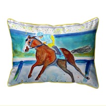 Betsy Drake Front Runner Extra Large Zippered Pillow 20x24 - £48.49 GBP