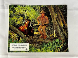 Nevada Smith Steve McQueen with rifle original French lobby card 9x11 in... - $750.84 MXN