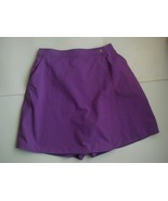 Karen Scott Purple Poly/Cotton Blend Skort Size 18 - £9.47 GBP