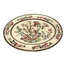 Johnson Brothers Indian Tree Oval Platter 12 x 9 Porcelain England - £56.45 GBP