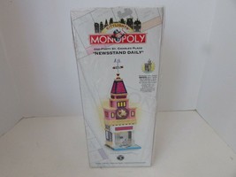 DEPT 56 13602 MONOPOLY ST CHARLES PLACE NEWSSTAND DAILY LIGHTED BUILDING... - $32.54