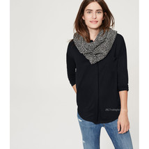 NWT Ann Taylor LOFT Beautiful Soft Jersey Collarless Knit Blouse Shirt N... - $39.99