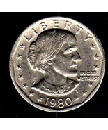Susan B. Anthony Dollar Coin 1980 - Circulated  - $10.97 CAD