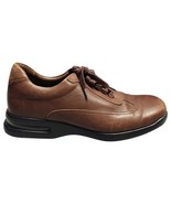 Cole Haan Air Comfort Shoes Mens 9 Brown Black Low Top Square Toe Lace Up - $33.39
