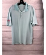 Vineyard Vines Performance Polo Golf  Shirt Mens Medium Blue White Striped - £16.87 GBP