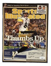 Hines Ward Firmado Pittsburgh Steelers 2006 Si Revista Sb XL MVP JSA Hol... - £99.22 GBP