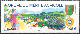 France 2021. Order of Agricultural Merit (MNH OG) Stamp - £2.51 GBP