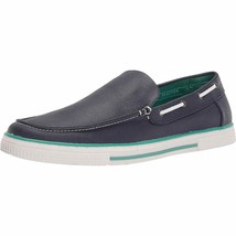Reaction Kenneth Cole Men Boat Shoes Ankir Slip On B Size US 9.5M Navy Turquoise - $35.05