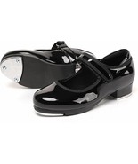 Linodes Patent Easy Strap Tap Shoes Toddler Little Kid Boys Girls Black ... - $275.22 MXN