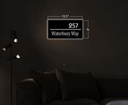 257 Waterbury Way | Custom House Number Sign - £90.43 GBP