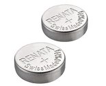 Renata 337 SR416SW Batteries - 1.55V Silver Oxide 337 Watch Battery (2 C... - £3.96 GBP
