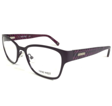 Nine West Eyeglasses Frames NW1067 535 Purple Striped Cat Eye 51-16-135 - £43.66 GBP
