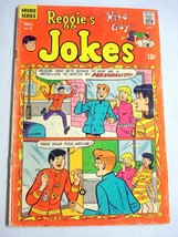 Reggie&#39;s Jokes #3  1968 Fair+ Archie Medallion &amp; Mini-Skirt Cover  Archi... - $6.99
