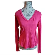 WE THE FREE Free People Tee Pink Oversized X-Small - $11.00