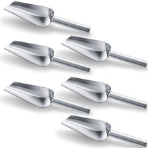 6 Pack 6 Ounce Stainless Steel Ice Scoop Small Metal Candy Scoop Mini Ic... - £23.59 GBP