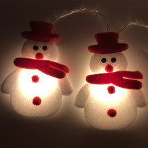 2023 Christmas: Snowman LED String Lights - Festive Home Decor - £25.92 GBP+