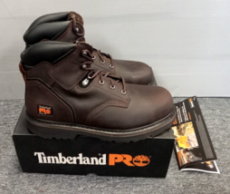 Timberland PRO Men&#39;s Pit Boss 6&#39;&#39; Steel Safety Toe Industrial Work Boot Sz 10 W - £63.91 GBP