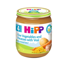 HiPP Fine Vegetables Potatoes With Veal Puree Jar - £8.73 GBP