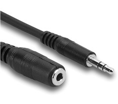 Hosa - MHE-105 - Stereo Mini Male to Stereo Mini Female Audio Cable - 5 ft. - £8.73 GBP