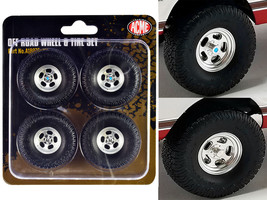 Off Road Wheels &amp; Tires Set of 4 pieces from 1972 Chevrolet K-10 4x4 1/1... - £21.85 GBP