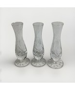 Set Of 3 Stuart Cut Glass Vases - 5.5”H - $272.87 MXN