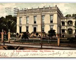 H Sophie Newcomb College New Orleans Louisiana LA UDB Postcard Y8 - £3.83 GBP