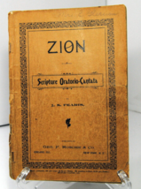 Zion Scripture Oratorio-Cantata For Church Choirs by J.S. Fearis Copyrig... - £27.38 GBP