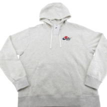Nike Sportswear Club Fleece Hoodie Mens Size Medium Birch Heather NEW HQ... - $54.95