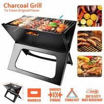 Barbecue Bbq Grill Foldable Compact Charcoal Stove Shish Kabob Camping Cooker - £56.12 GBP