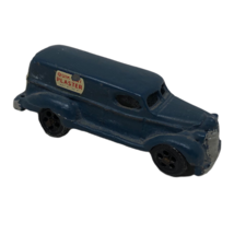 VTG Quik Dry Plaster Allen Young Contractors Blue Work Sedan Car Vehicle - $27.71