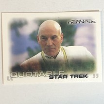 Star Trek Nemesis Trading Card #49 Patrick Stewart - £1.58 GBP
