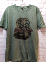 Cobra Kai heathered green Men's t-shirt M Medium - $10.79