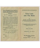 Advertising Flyer Gray Lady &amp; The Birds Mabel Osgood Wright - $1.42