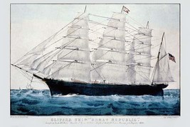 Clipper Ship &quot;Great Republic&quot; 20 x 30 Poster - $25.98