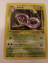 Pokemon 1999 Fossil Series Arbok 31 / 62 NM Single Trading Card - £9.42 GBP