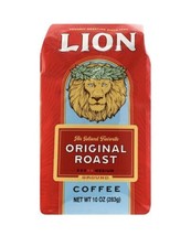 Lion Coffee Original Roast Ground Coffee 10 Oz (Pack Of 2 Bags) - $54.45