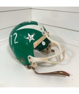 Vtg YOUTH PRO-SPORTS FOOTBALL HELMET Green WHITE #75 LIGHTNING BOLT USA ... - $406.78 MXN