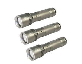 3-Pack 600 Lumen LED Flashlight Set (mm) - £63.50 GBP