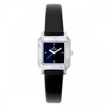 NEW* Bulova 96T29 Womens Black Leather Band Quartz Watch - £95.91 GBP