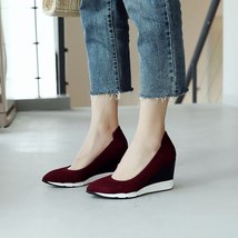 Women New Heels Shoes Pointed Toe Super High Wees Platform Shallow Spring Concis - £63.81 GBP