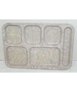 Dallas Ware Confetti Spatter Melmac Divided Dinner Lunch Serving Tray # ... - $40.95 CAD