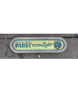 Pabst Extra Light Naturally Brewed Light Sign PBR wall decor bar man cav... - £224.21 GBP