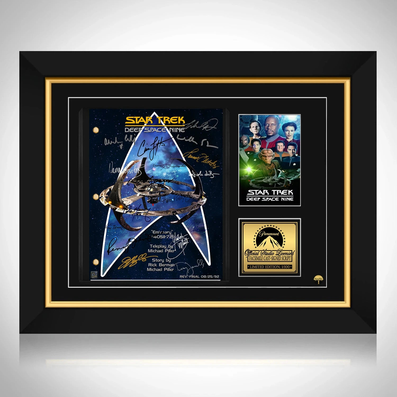 Star Trek Deep Space Nine Script Limited Signature Edition Studio Licensed Custo - £238.31 GBP